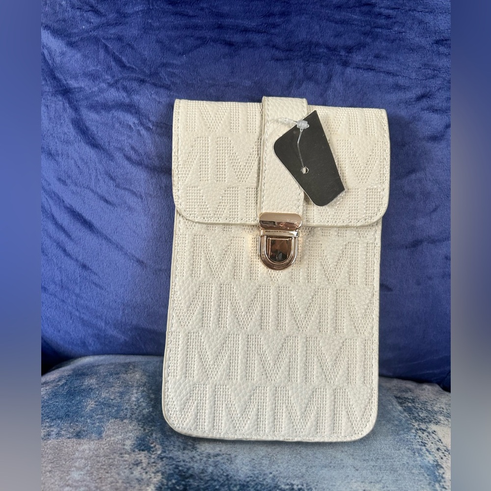 Belt Cell phone Bag cream color